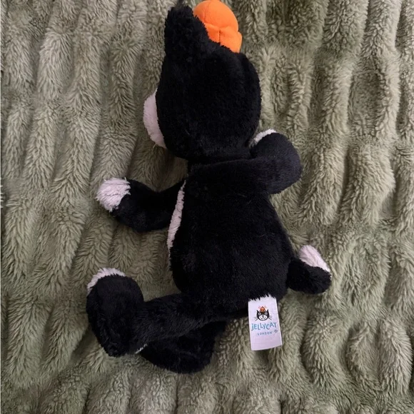 Jellycat jack black and white cat - Picture 2 of 3